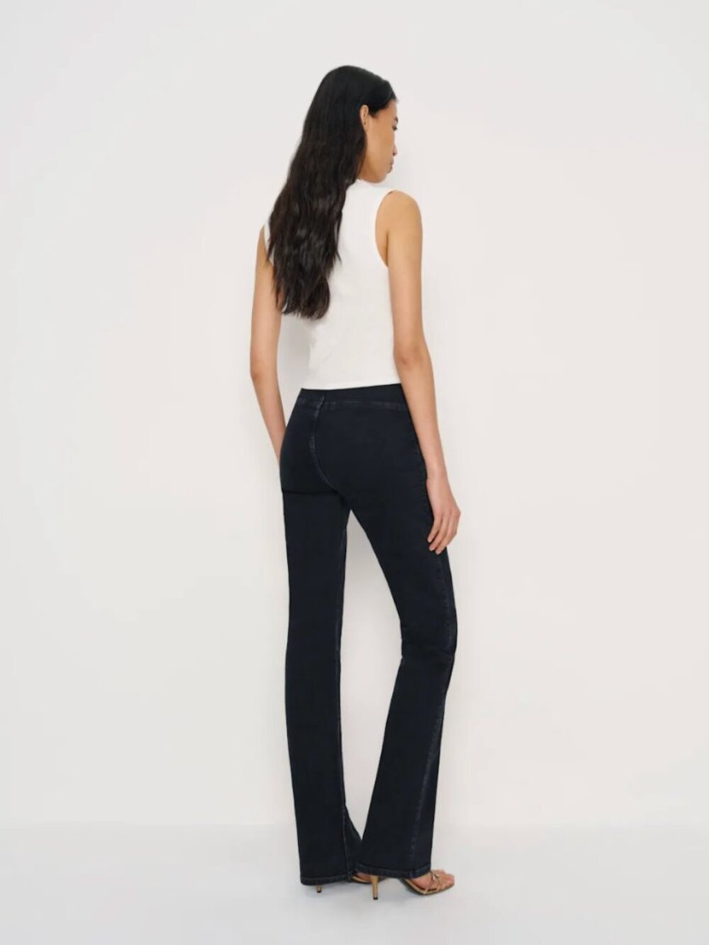 Elora Super Stretch Low Rise Bootcut Jeans - Picture 2 of 7